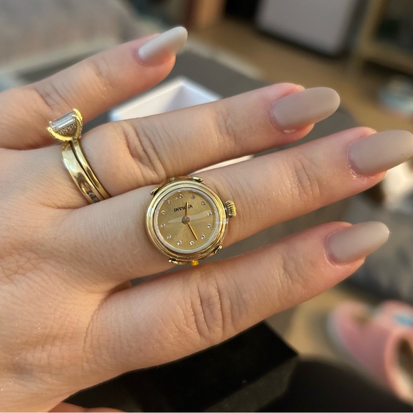 Invicta Gold Watch Ring - Picture 5 of 6